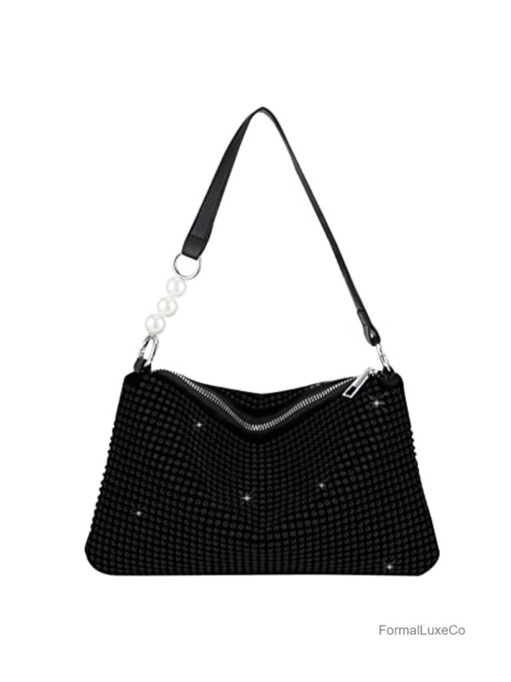 Rhinestone Bling Clutch Purse for Women Crossbody Wedding Party Date Bag